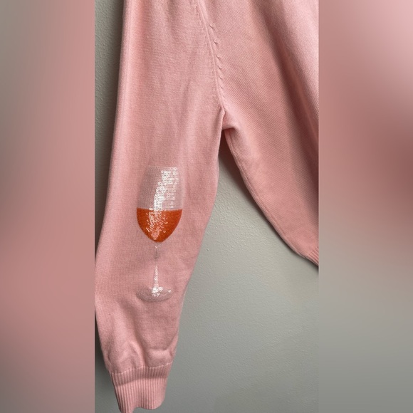 Women’s Queen of Sparkles Sweater Rosé Queen - Picture 6 of 8